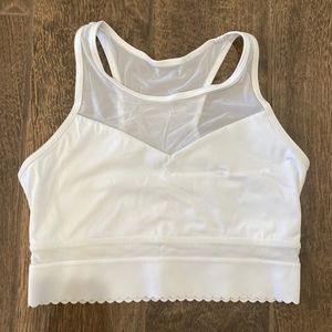 ZYIA Scalloped Mesh Bra